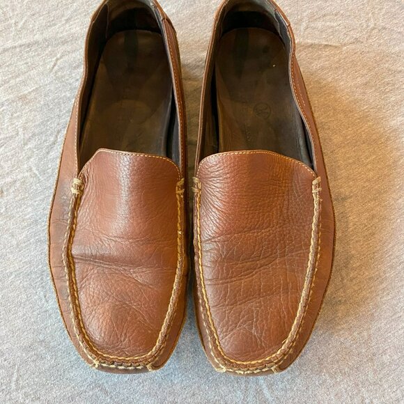 Cole Hann C02182 Venetian Dress Shoes Loafers Brown Leather Slip-On Size 10.5 - Picture 2 of 9